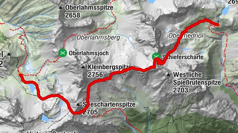 Adlerweg-Etappe 21: Württemberger Haus – Memminger Hütte