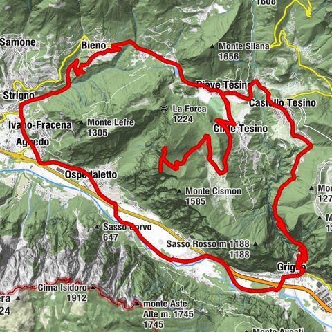 2024-09-01 Monte Mezza da Prà della Castellana La Forzeleta. Ritorno Cima La Presa Cinte Tesino Grigno Ospedaletto Agnedo Strigno La Forcella Prà della Castellana