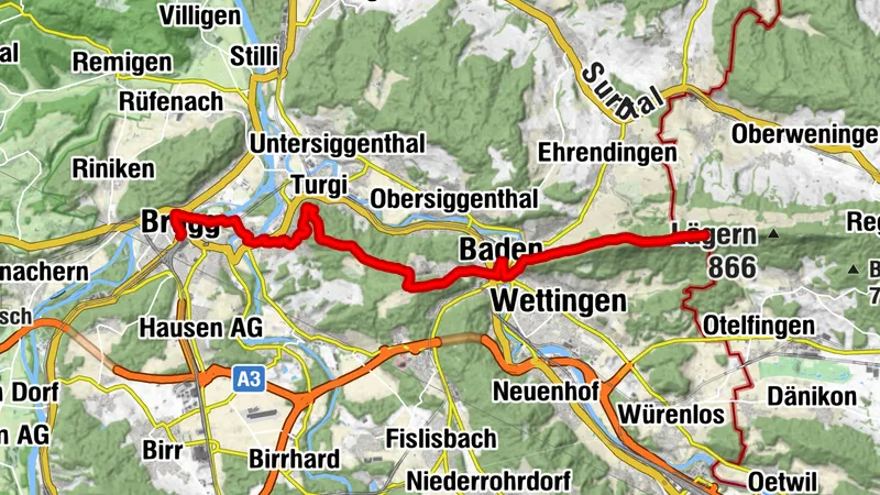 Jura Ridgeway - Stage 1: Wettingen - Brugg
