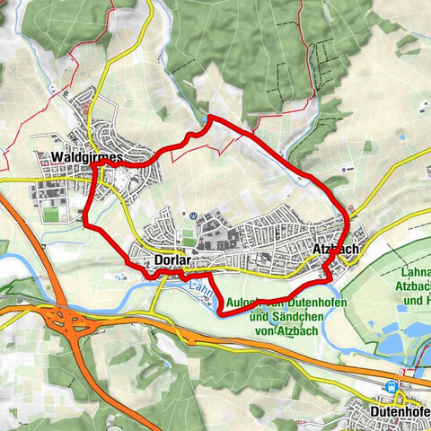 Church circular route Lahnau