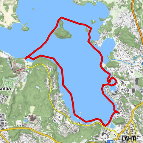 In the landscapes of Vesijärvi - paddling from Messilänranta, Hollola and Lahti