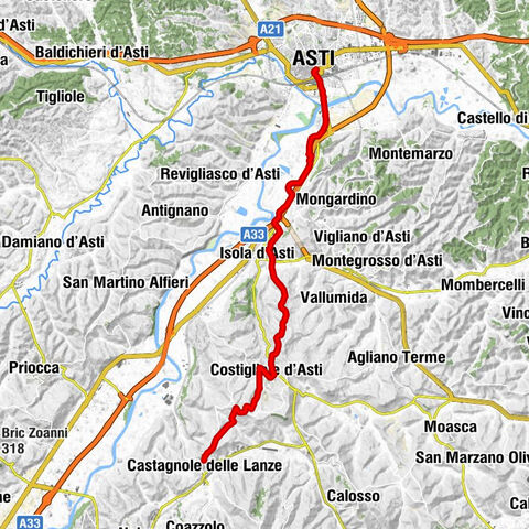 IL GRANDE CAMMINO DEL MONFERRATO - 5°TAPPA: ASTI - CASTAGNOLE LANZE