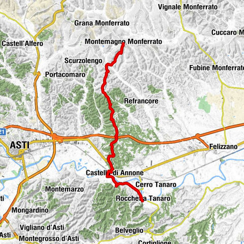 IL GRANDE CAMMINO DEL MONFERRATO -  TAPPA 16: ROCCHETTA TANARO - MONTEMAGNO