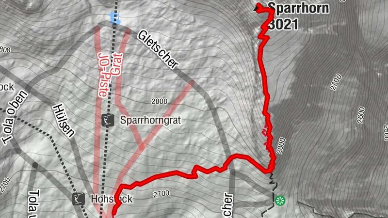 BELALP - SPARRHORN WITH SHORTCUT