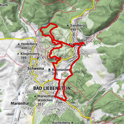 Circular Hike - "Culture-Nature" - Bad Liebenstein - Thuringian Forest