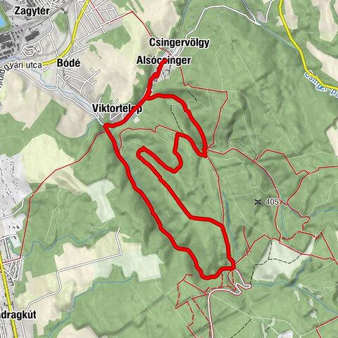 Ajka - 75-90p terepfutás szintgyűjtés