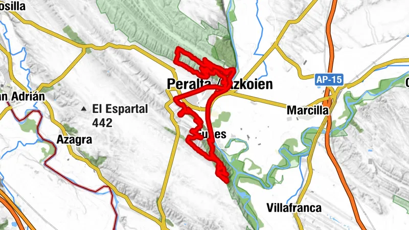 Peralta. Peñalén Ravine