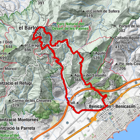 Benicàssim / Benicasim - Ermita de Sant Josep - el Bartolo - Ermita de Sant Miquel
