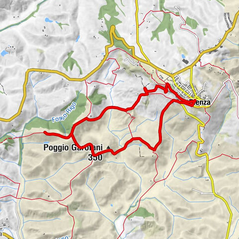 Pienza - Pieve di Corsignano - Poggio Garofani - Cappella della Madonna di Vitaleta