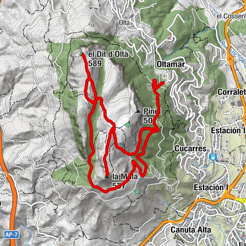 Oltamar - la Mola - el Dit d'Oltà