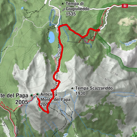 Lagonegro - Anticima Monte del Papa - Monte Sirino - Monte del Papa