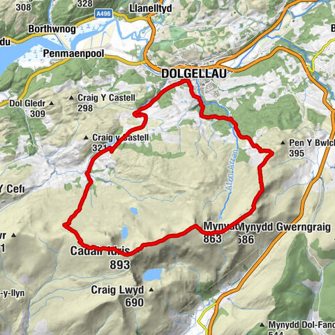Dolgellau - Cadair Idris - Mynydd Moel - Capel Salem