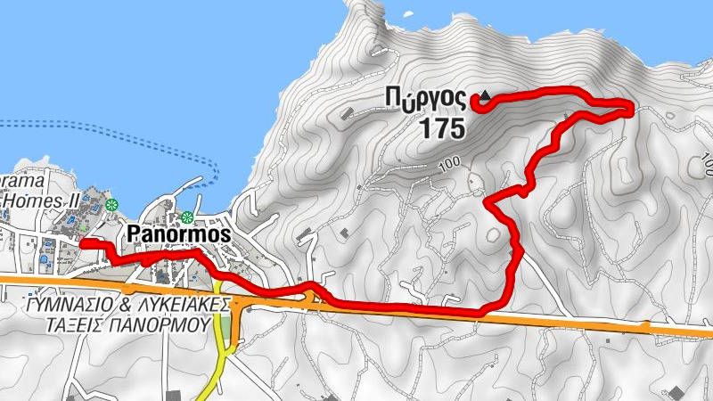 ΑΝΕΓΕΡΣΗ ΙΕΡΟΥ ΑΓΙΟΥ ΑΓΑΘΟΠΟΔΟΣ εκ ΠΑΝΟΡΜΟΥ - Πάνορμος - Πύργος