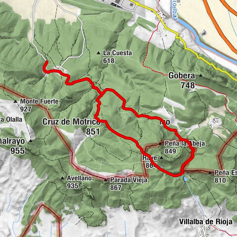 Fuente de La Laguna - Las Cárcavas - El Portillo - Cruz de Motrico