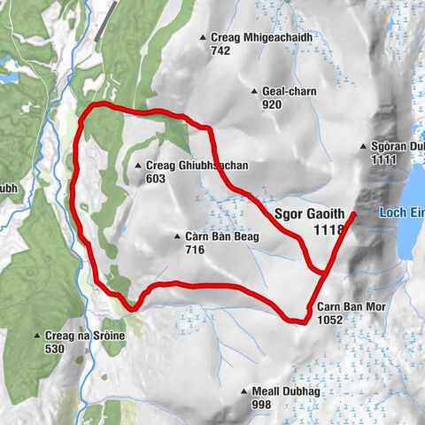 Highland - Carn Ban Mor - Sgor Gaoith - Achlean