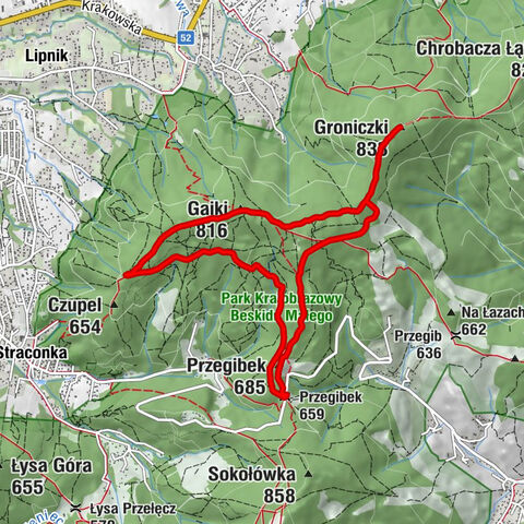 Przegibek - Groniczki - Gaiki