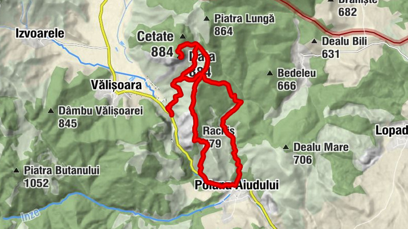 Livezile - Data - Poiana Aiudului - Rachiș