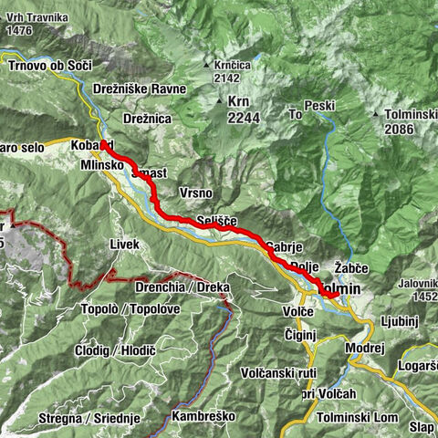 JULIANA TRAIL - etapa 12: Tolmin – Kobarid