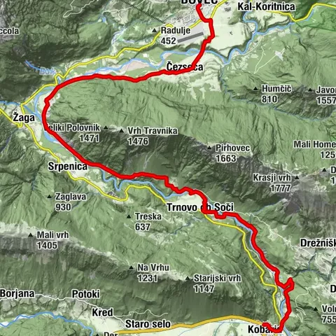 JULIANA TRAIL - etapa 13: Kobarid – Bovec