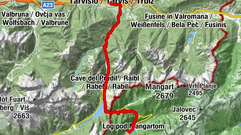 JULIANA TRAIL - etapa 15: Log pod Mangartom - Trbiž/Italija