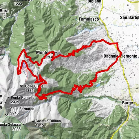 BAGNOLO P.TE Route of the quarries