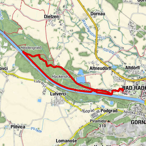 Bad Radkersburg, AdventureTrip, Murauen, mit Baumquerung, Steiermark/Österreich