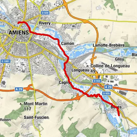 From Boves to Amiens