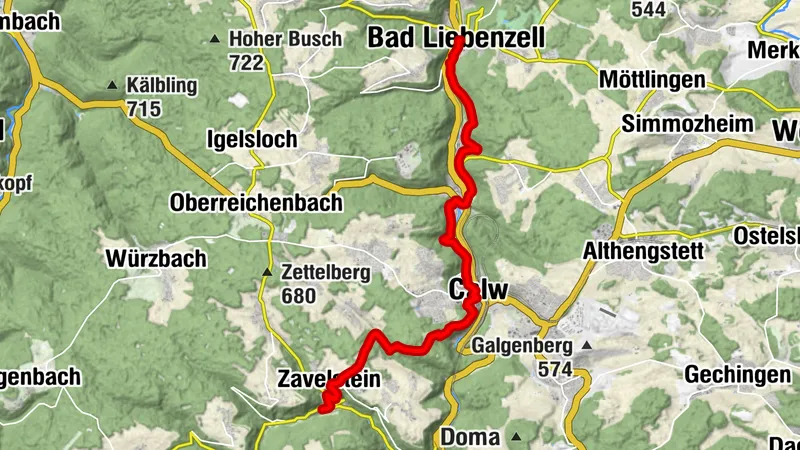Stiefelreise "Wellnesswanderung": Bad Teinach - Bad Liebenzell