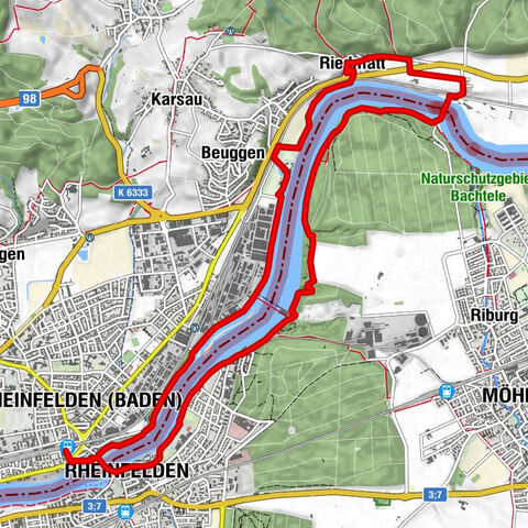 Von Kraftwerk zu Kraftwerk am Rhein