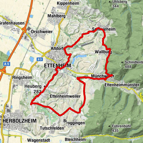 Barock und Natur rund um das historische Ettenheim