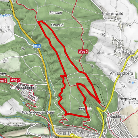 Lauf- und Walkingparcours BLAU Pfarrerwald: Wohlfühlstadt Vöcklabruck