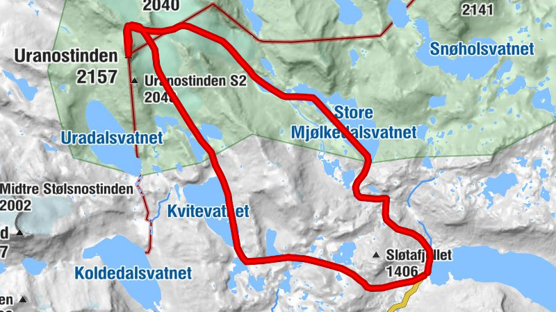 Eidsbugarden - Uranostinden - Fondsbu