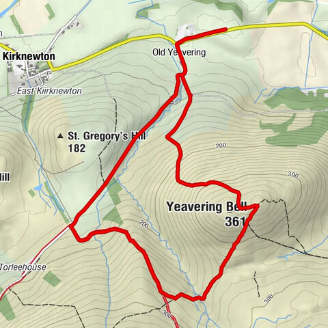 Kirknewton - Old Yeavering - Yeavering Bell
