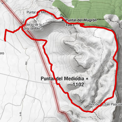 Ayora - Fuente de Meca - Puntal de Meca - Puntal del Mugrón