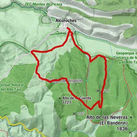 Alcoroches - Cerro Palillo - La Torreta - Corrinche