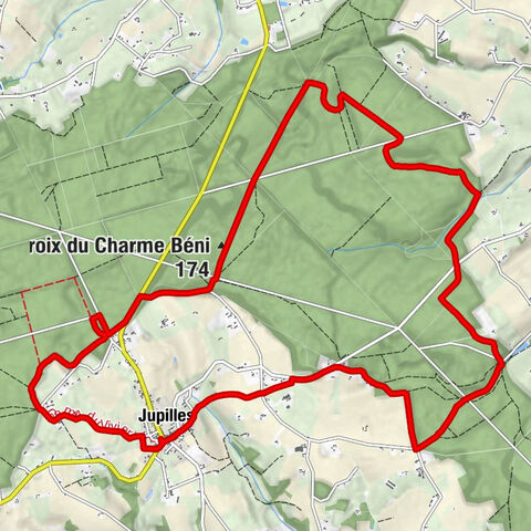 Jupilles - La Maison de la Forêt - Croix du Charme Béni - Église Saint-Pierre