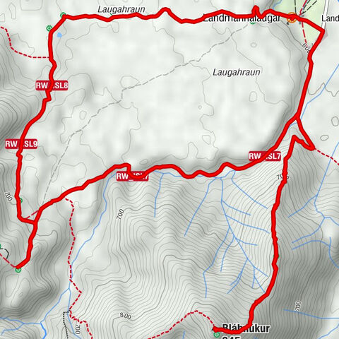 Landmannalaugar - Bláhnúkur - Blahnukur - Rangárþing ytra