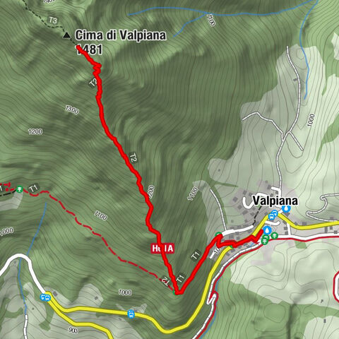 Valpiana - Cima di Valpiana - Serina