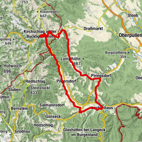B41 Zöberntal-Rabnitztal cycle trail