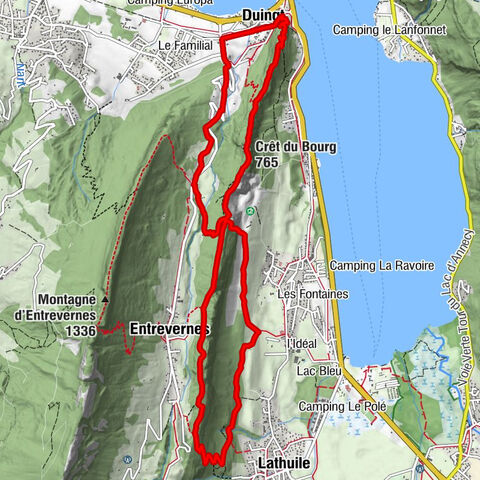 Duingt - D'Héré - Terre de Bellevarde - Crêt du Bourg