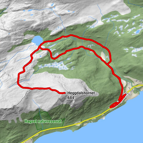 Molde - Nord-Heggdal - Nord-Heggdal kapell - Heggdalshornet