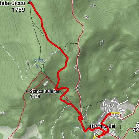Miercurea Ciuc - Harghita-Băi - Harghita-Ciceu