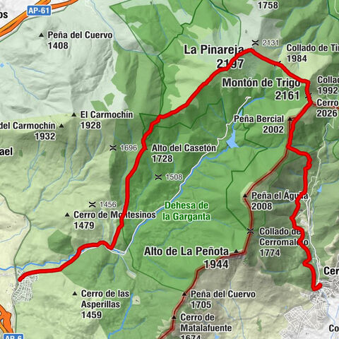 Estación de El Espinar - La Pinareja - Montón de Trigo - Cercedilla