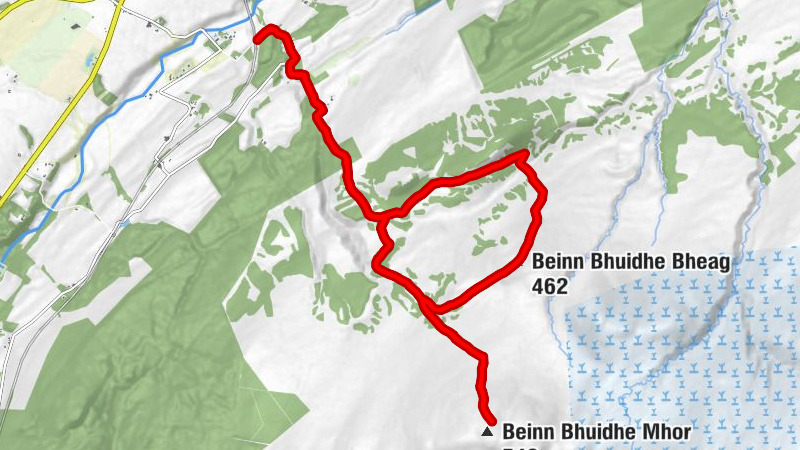 Highland - Beinn Bhuidhe Mhor - Beinn Bhuidhe Bheag