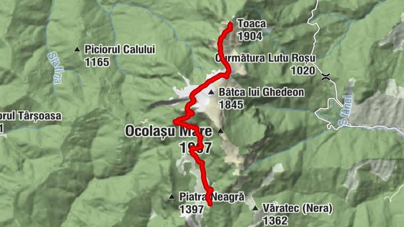 Canton Silvic - Curmătura Picioru Șchiop - Lespezi - Toaca