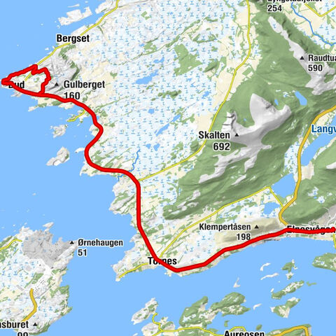 Hustadvika - Høghaugen - Bud kyrkje - Le Chef