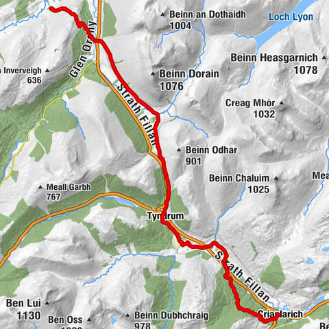 Crianlarich - Strathfillan Parish Church - Mam Carraigh - Argyll and Bute
