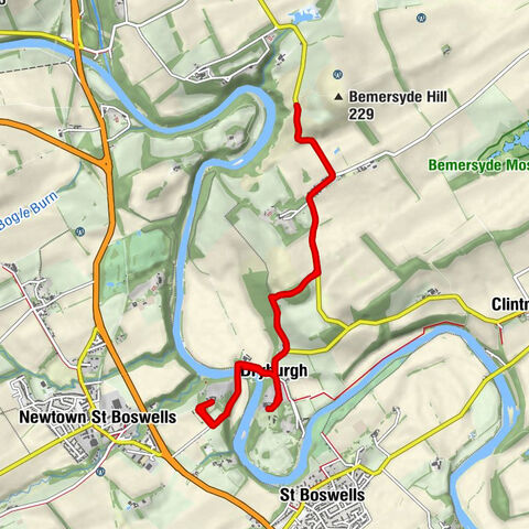 Scottish Borders - Dryburgh Mains - Bass Hill - Dryburgh
