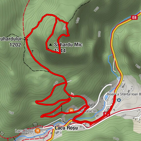 Gheorgheni - Lacu Roșu - Suhardu Mic - Șaua Suhardului