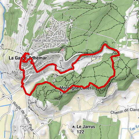 La Garde-Adhémar - Montagne Collet - Église Saint-Michel - Le tisonnier